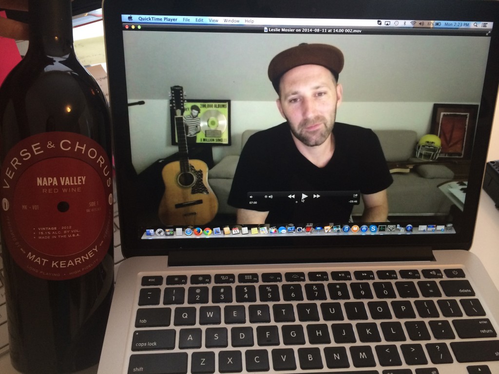 Wine Oh TV Mat Kearney